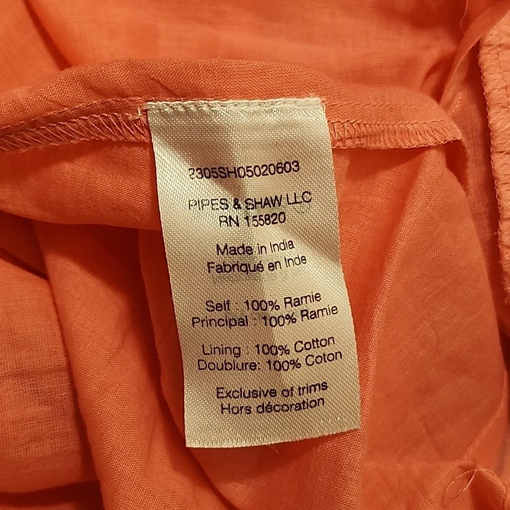 Veronica Beard Preppy Keely Tiered Ramie Mini Dress Size 10 Barbiecore - Picture 16 of 16